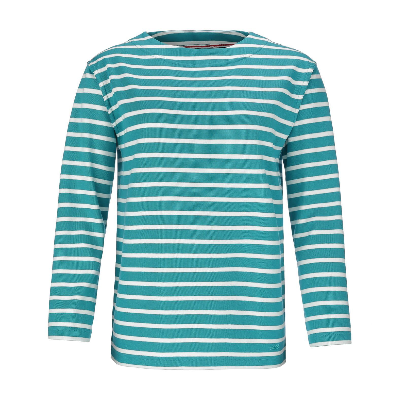 ModAS Rundhalsshirt Damen Bretonisches Shirt Mit Streifen Aus Baumwolle